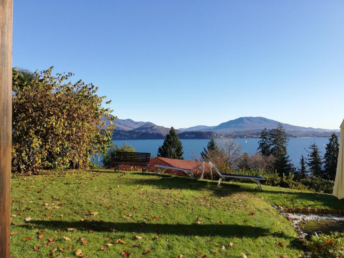 Romantica Casetta Nel Verde Con Vista Sul Lago Belgirate Zewnętrze zdjęcie