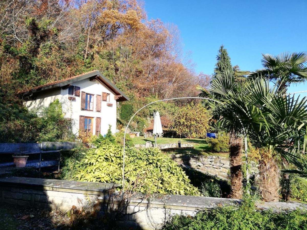 Romantica Casetta Nel Verde Con Vista Sul Lago Belgirate Zewnętrze zdjęcie