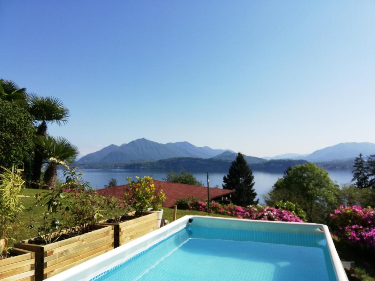 Romantica Casetta Nel Verde Con Vista Sul Lago Belgirate Zewnętrze zdjęcie